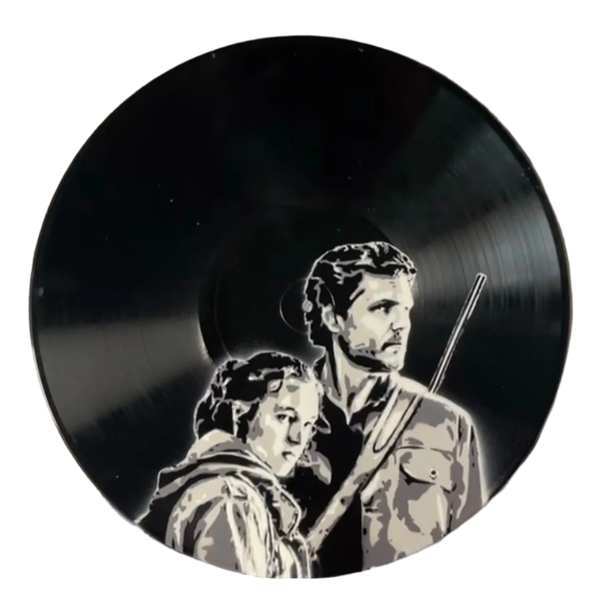 Joel and Ellie (show version) Vinyl Record Art