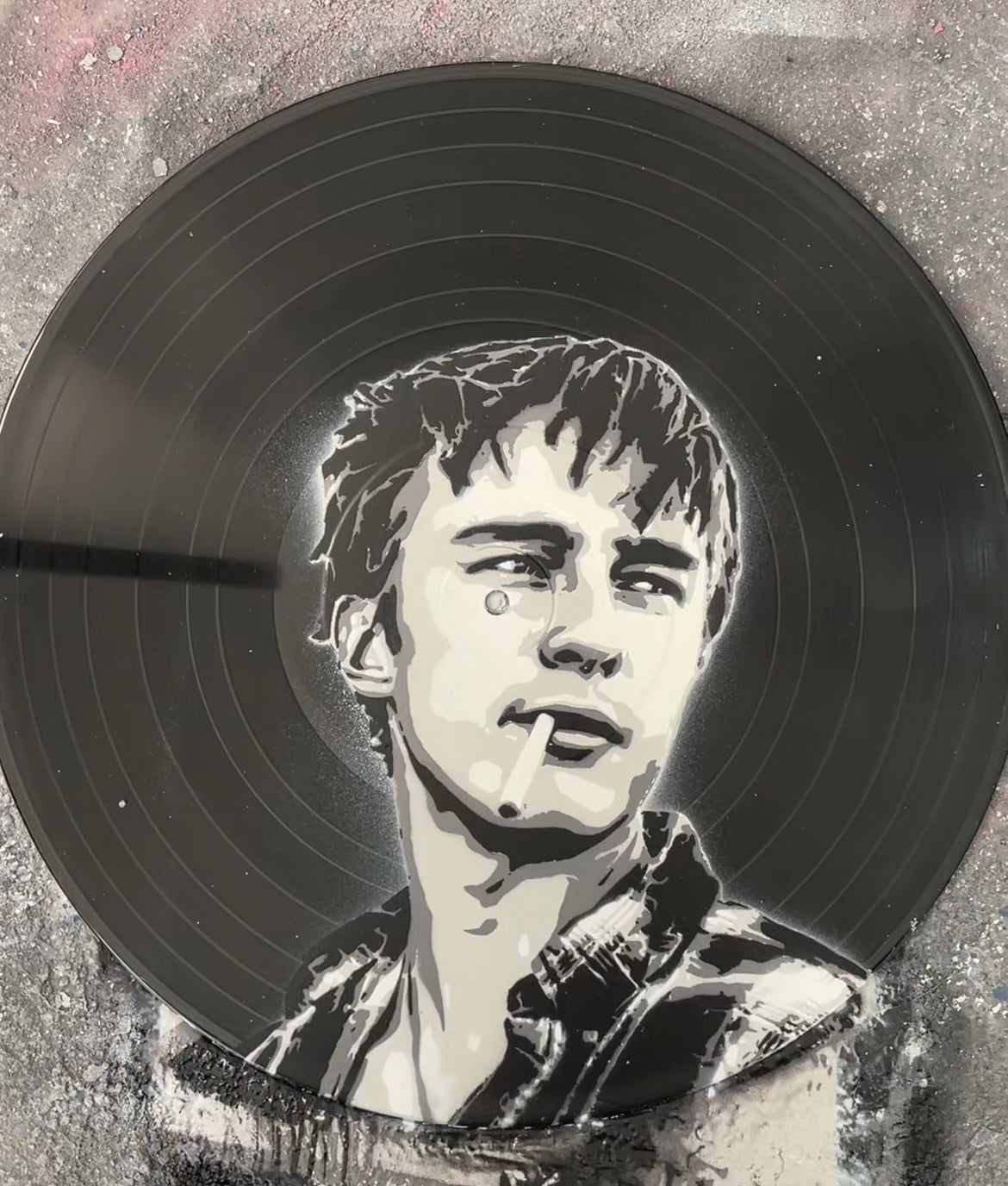 Drew Starkey Vinyl Record Art