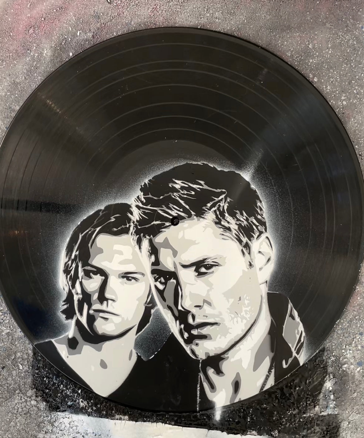 Dean and Sam Vinyl Record Art