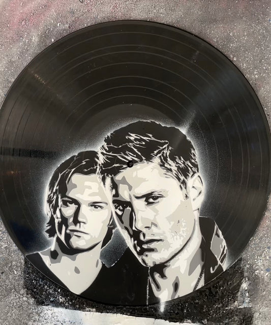 Dean and Sam Vinyl Record Art